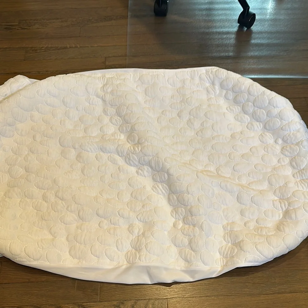 White Quilted crib mattress waterproof Cover